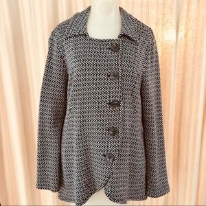 Nic + Zoe cotton knit riding jacket